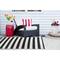 DII® Black & White Stripe Outdoor Rug, 4ft. x 6ft.